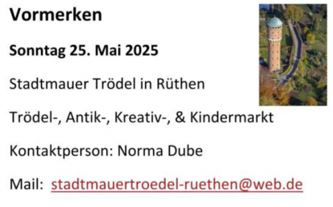 Vorankündigung Stadtmauertrödel